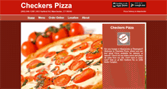 Desktop Screenshot of checkerspizza.com